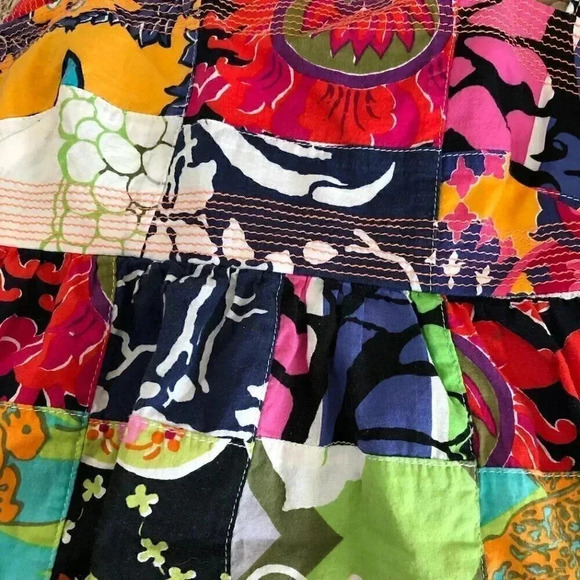 J Crew Patchwork Halter Size 0 - Picture 2 of 3